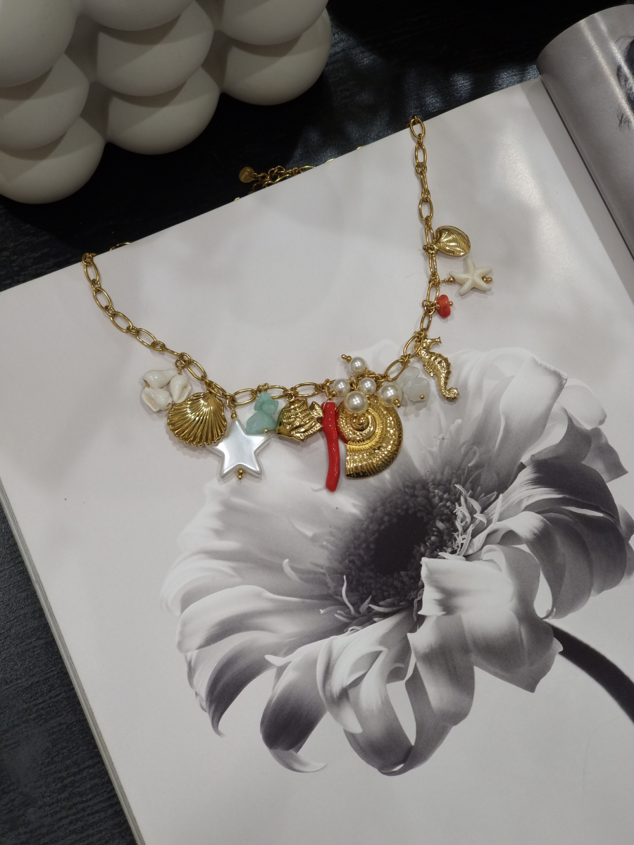 Κολιέ με κρεμαστά charms