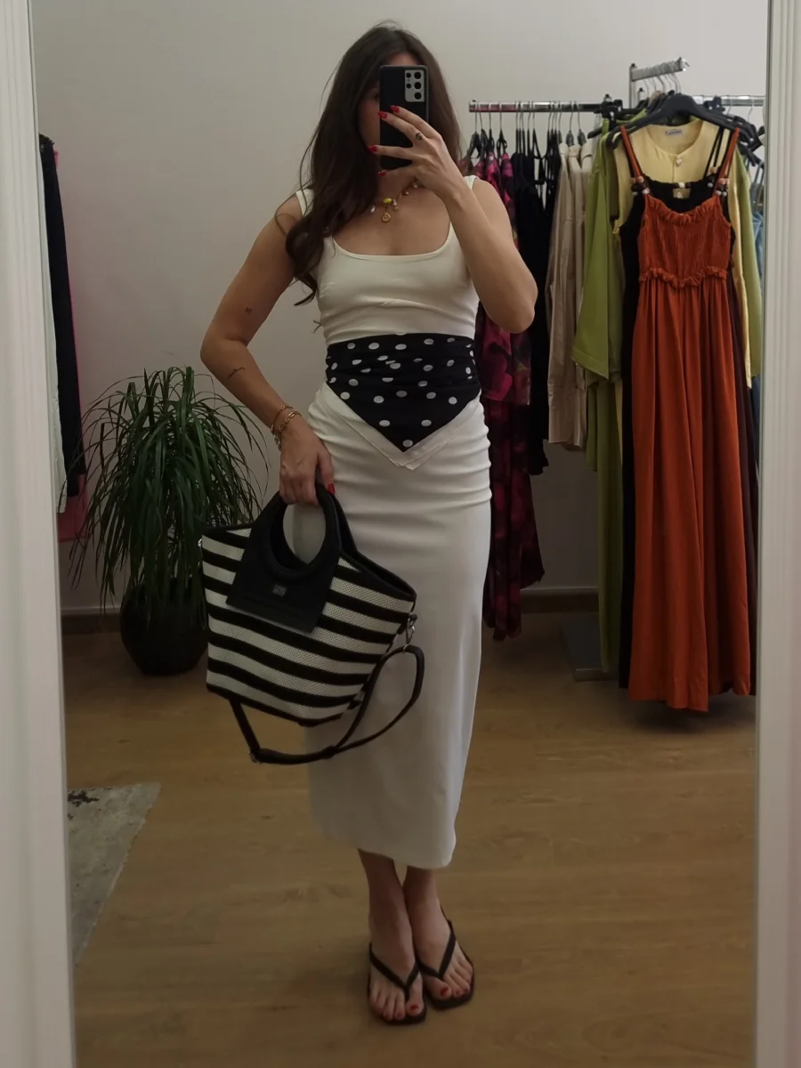 Midi fitted dress