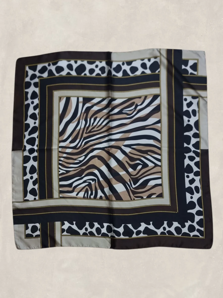 Μαντήλι λεοπάρ και ζεβρέ