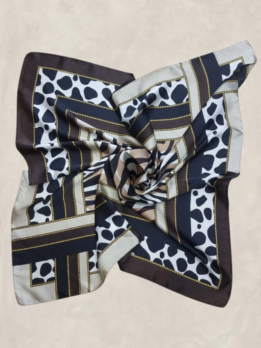 Μαντήλι λεοπάρ και ζεβρέ