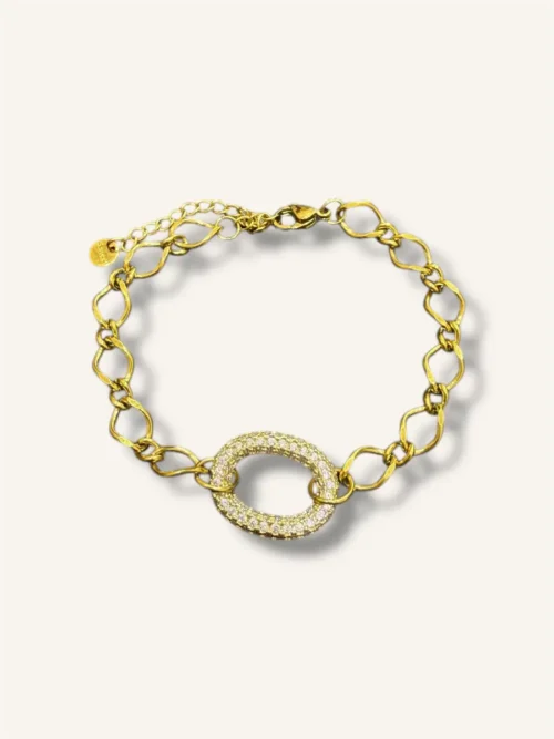 Βραχιόλι αλυσίδα με ζιργκόν