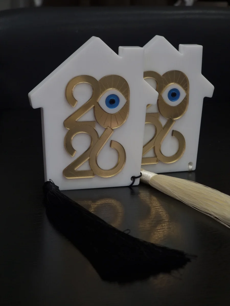 Γούρι σπίτι με 2026 & μάτι