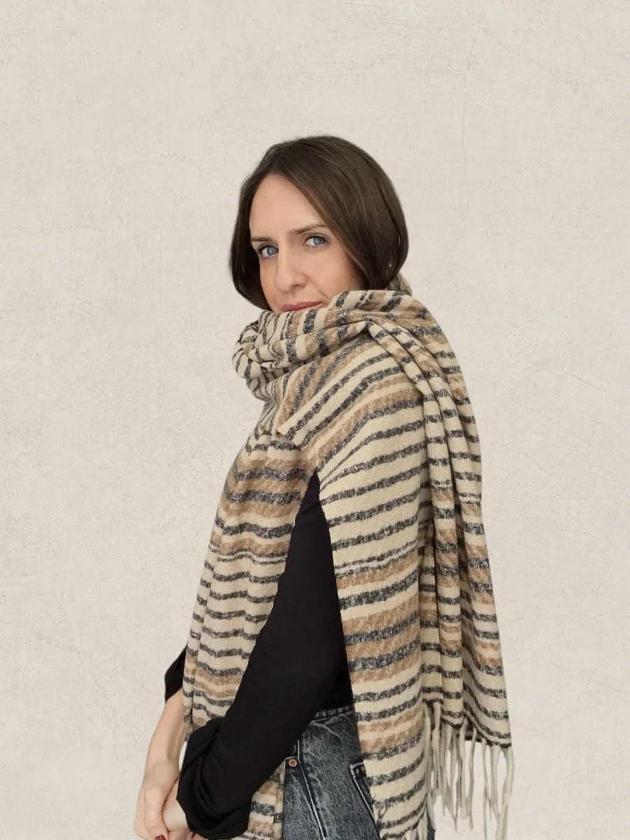 Ριγέ κασκόλ