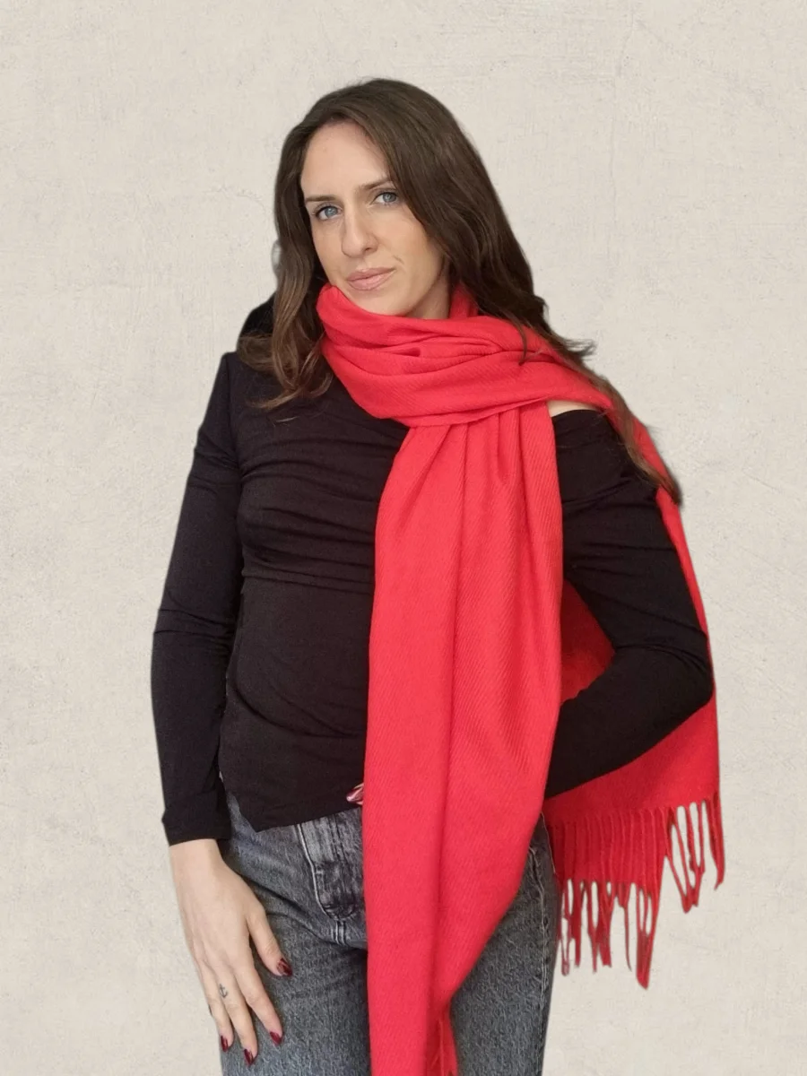 Μονόχρωμο κασκόλ