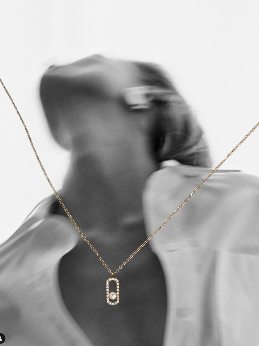 Κολιέ κρεμαστό με ζιργκόν