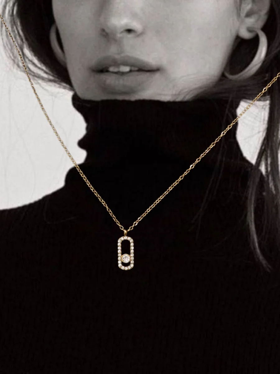 Κολιέ κρεμαστό με ζιργκόν