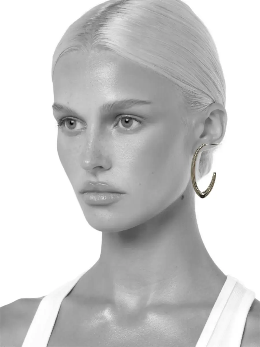 Σκουλαρίκια ατσάλινοι κρίκοι