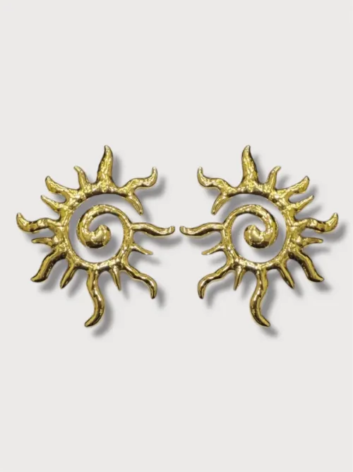 Σκουλαρίκια μεγάλοι ασύμμετροι ήλιοι