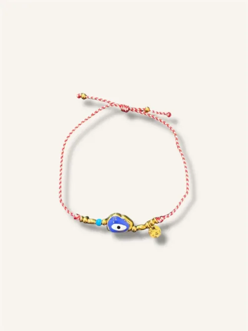 Βραχιόλι μαρτάκι με ασύμμετρο ματάκι