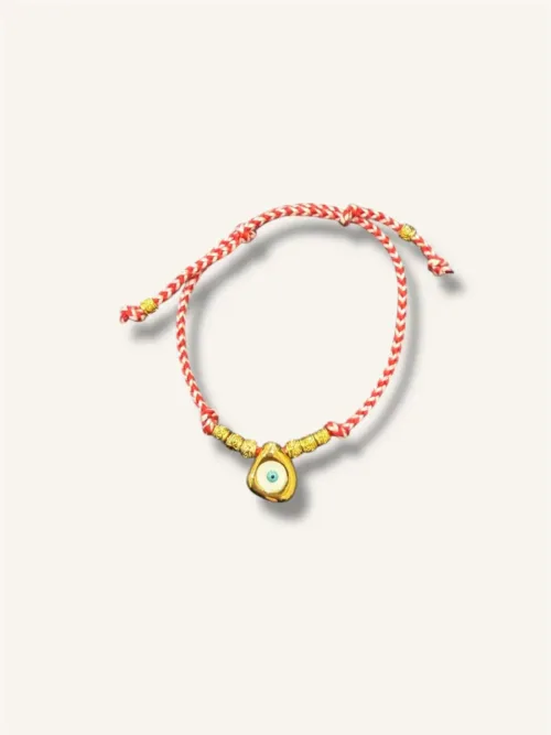 Βραχιόλι μαρτάκι με κρεμαστό ματάκι