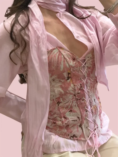 Κορσές με λουλούδια