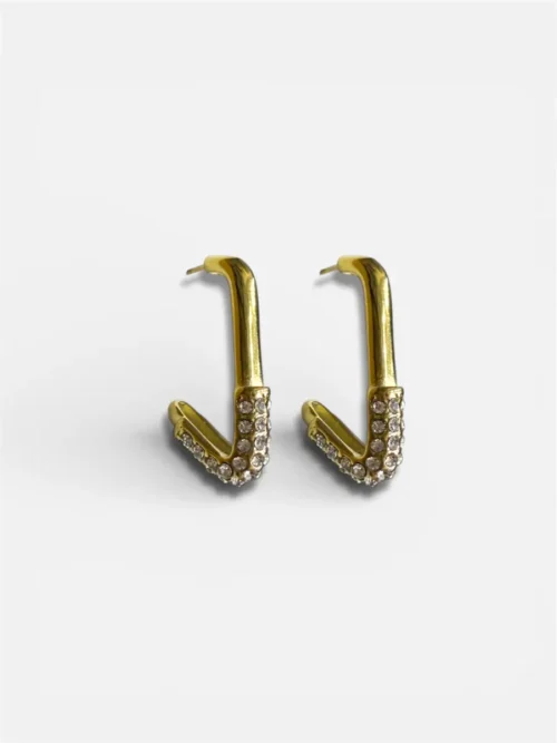 Σκουλαρίκι κρίκος με ζιργκόν