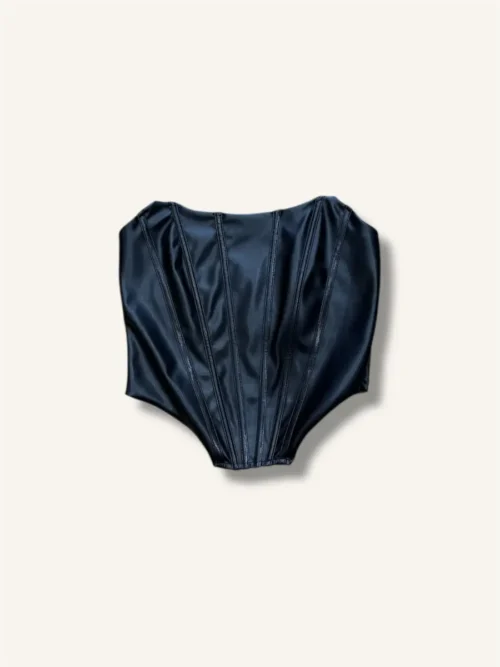 Μαύρος ασύμμετρος κορσές