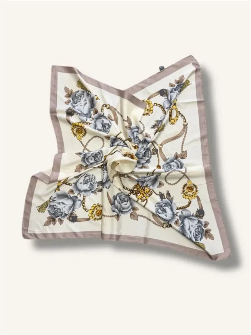 Μεγάλο μαντήλι με τριαντάφυλλα