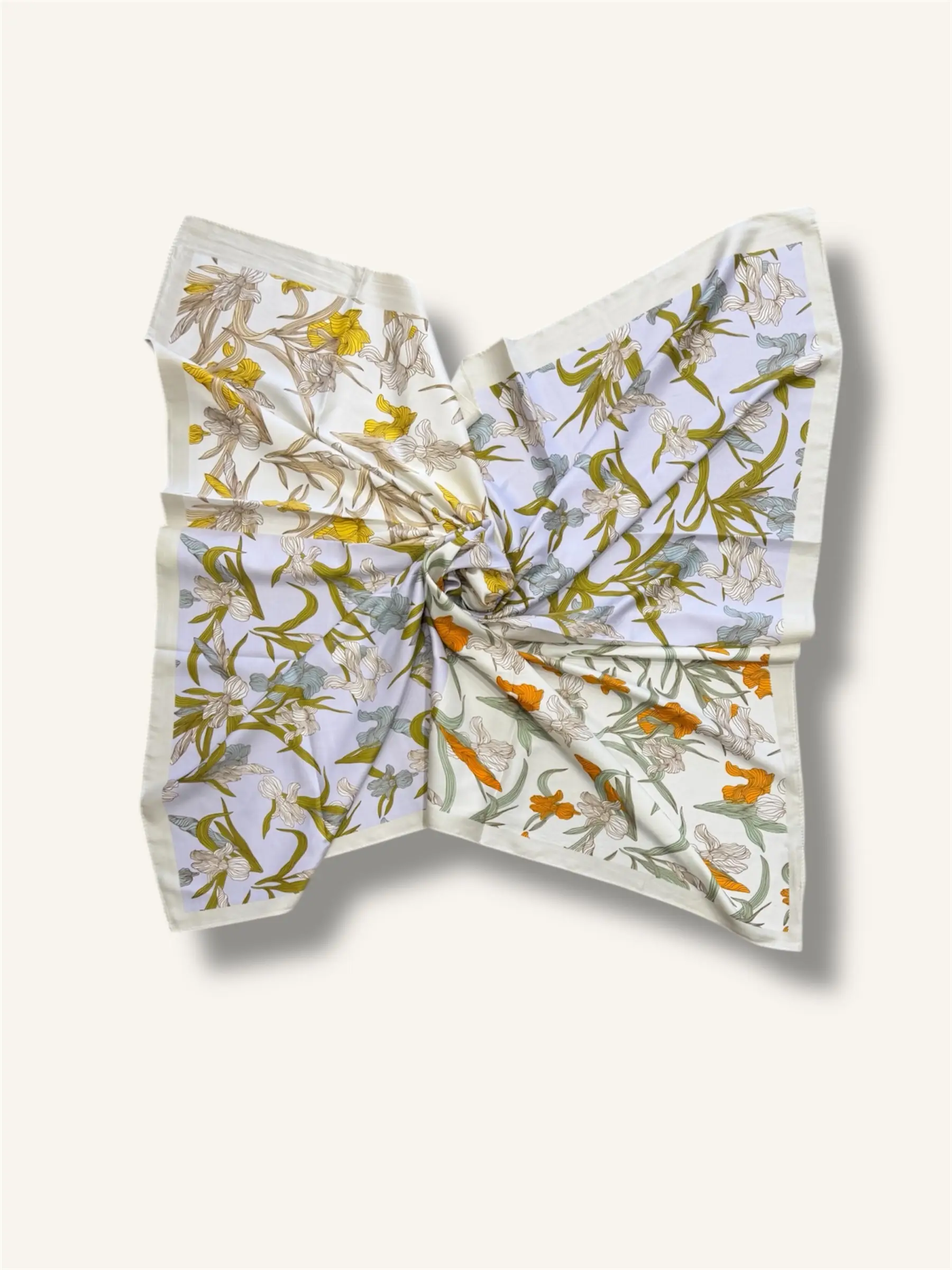 Μεγάλο μαντήλι με λουλούδια