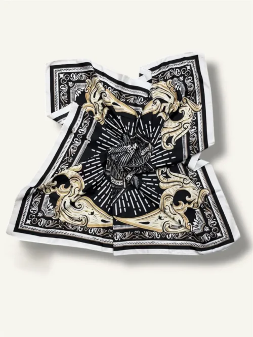 Μεγάλο μαντήλι με ασύμμετρα σχέδια